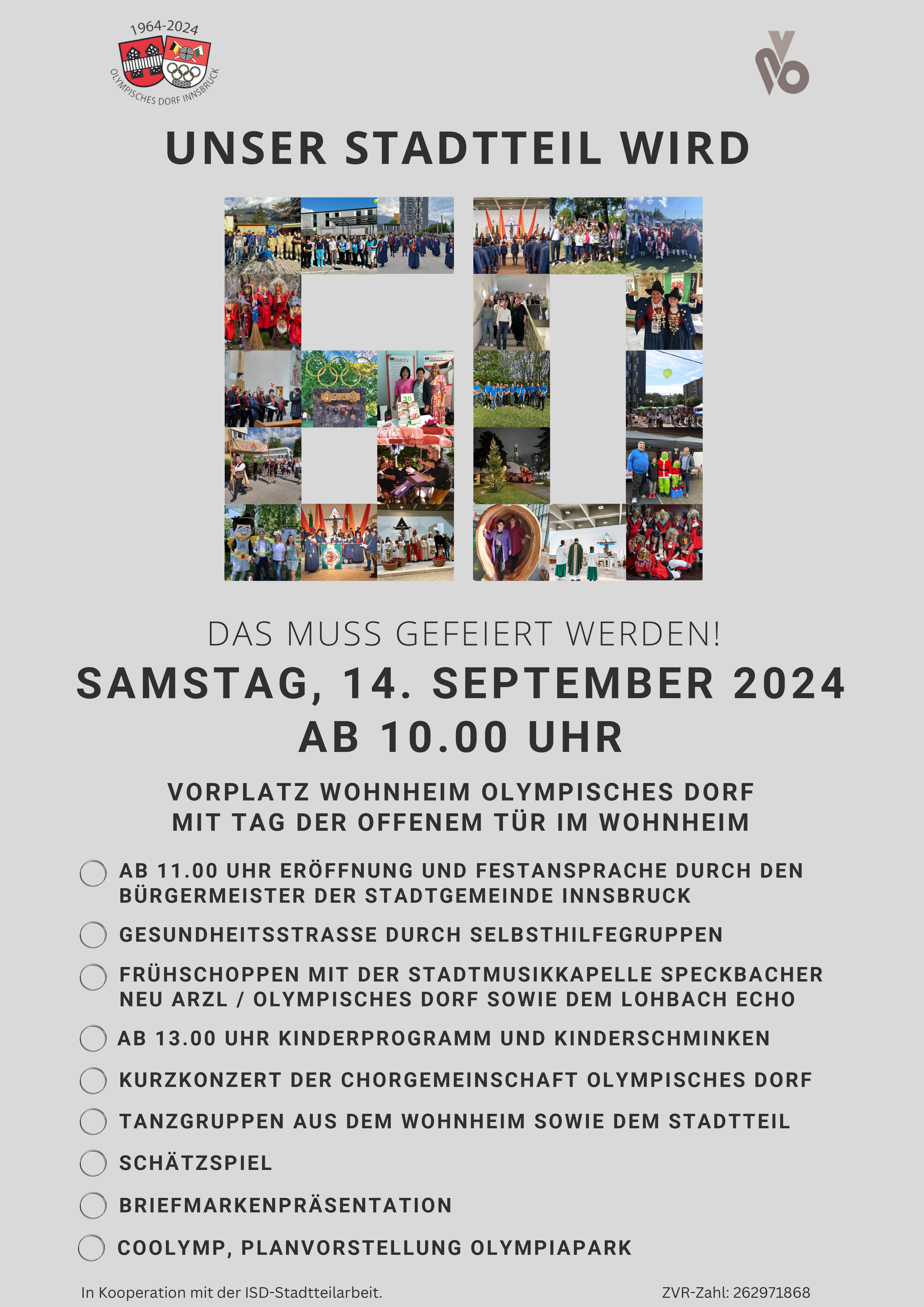 60Jahre Plakat